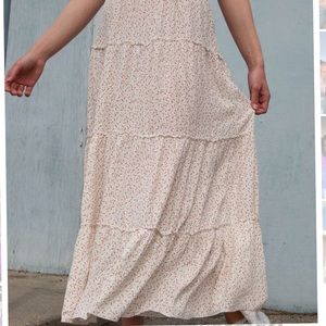 Brandy Melville floral maxi skirt